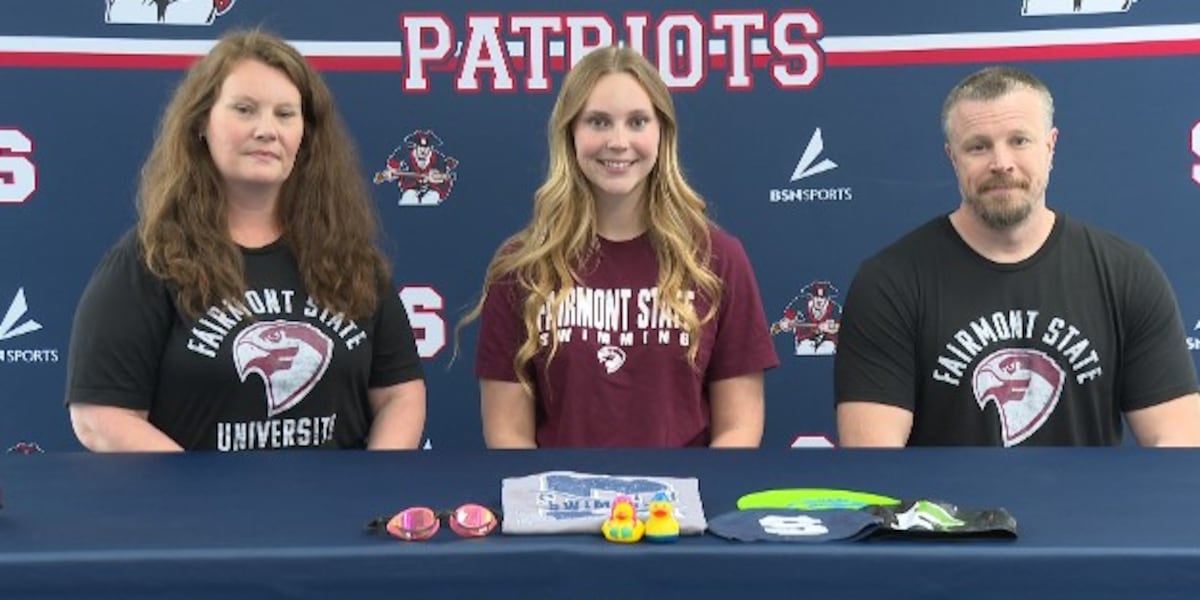Parkersburg South swimmer Paige Johnson signs with Fairmont State