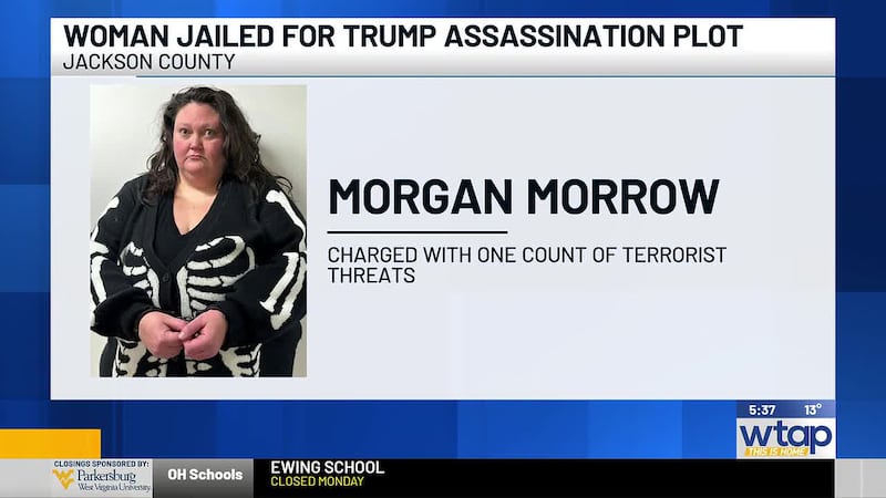 Morrow was charged with one count of terroristic threats.