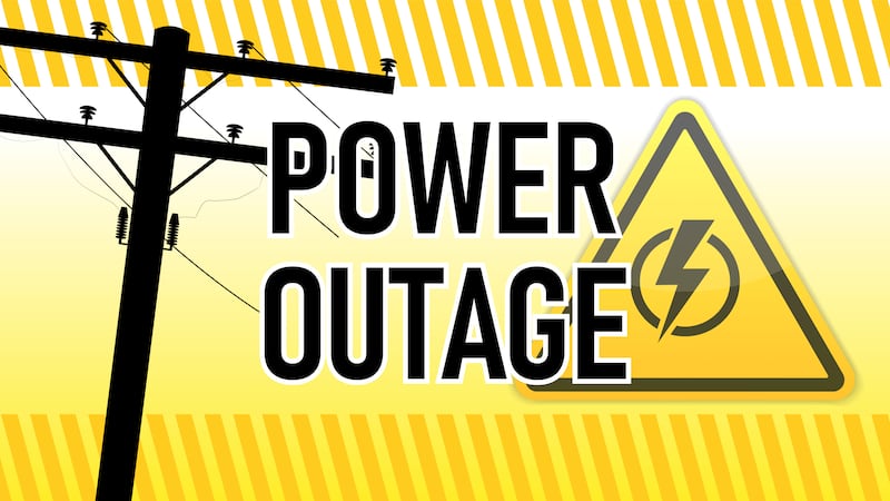 Many Caribou residents are without power after a tree fell onto a power line.
