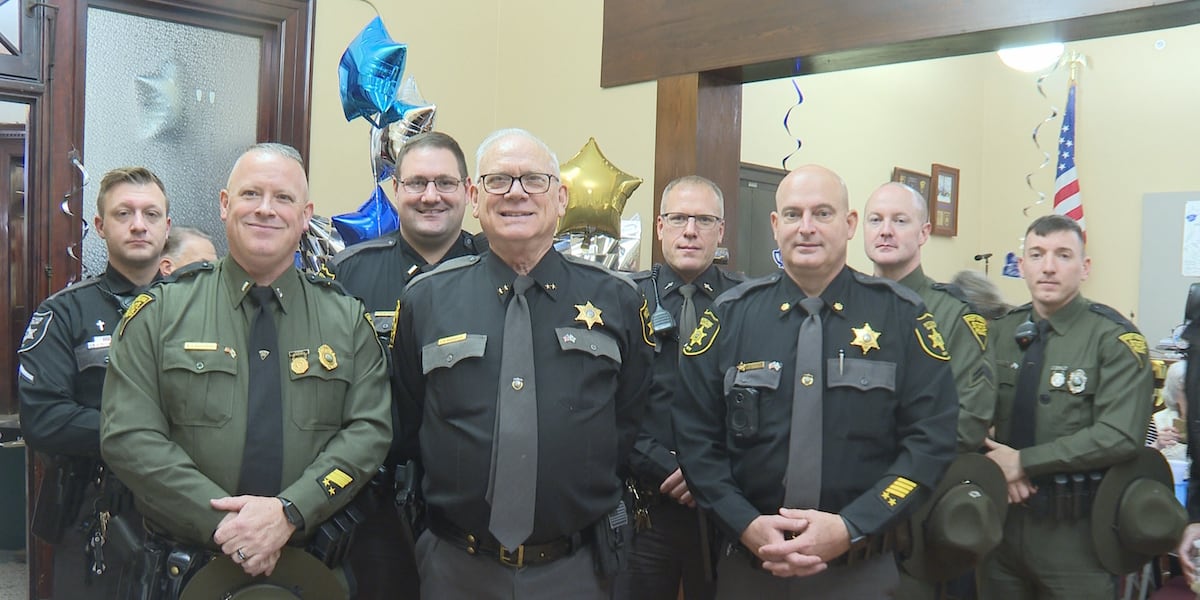 Shawn Ritchie Snodgrass honored for his time as Ritchie County Sheriff
