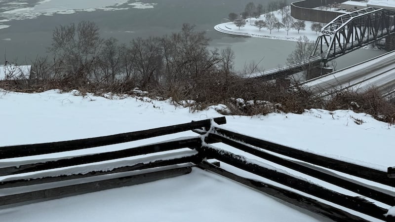 Snow across the Mid-Ohio Valley in January 2026.