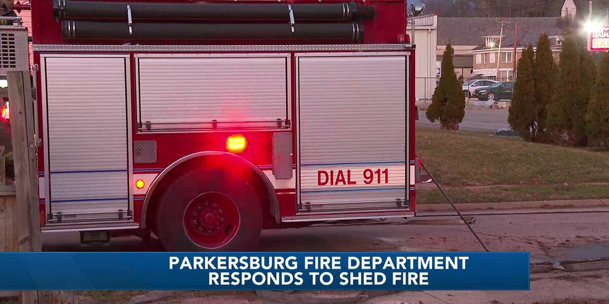 Shed catches fire beside house on 24th St. near Dudley Ave.