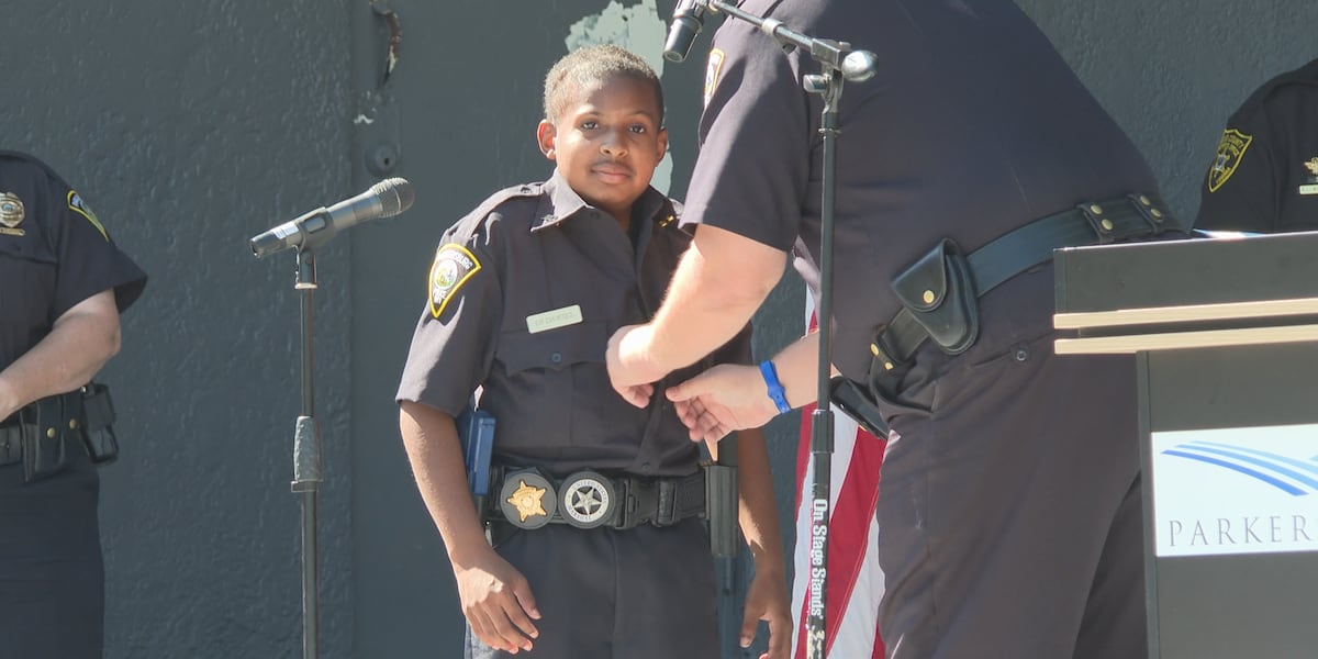 West Virginia law enforcement honor cancer survivor DJ Daniel