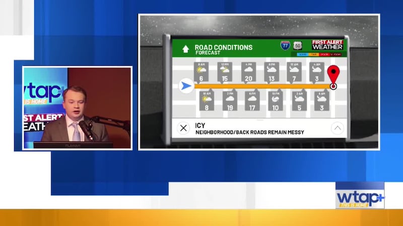 After the weekend winter storm, road conditions are improving across the Mid-Ohio Valley