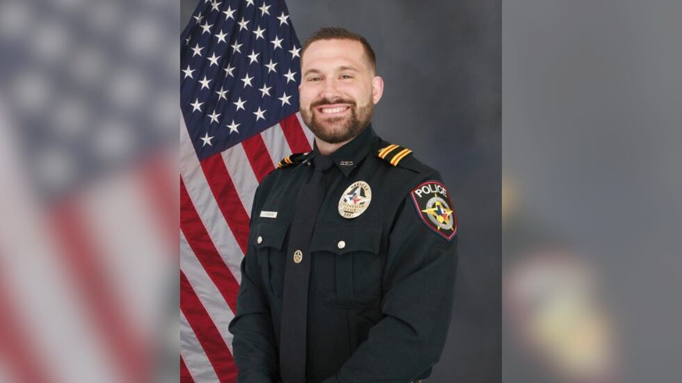 Officer Cooper Dawson, who was injured while pursuing a suspect on Monday night, has died in...