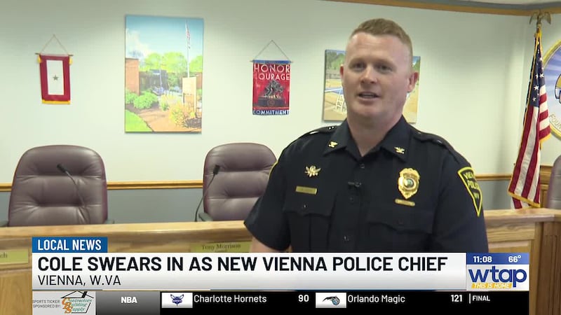 The new Vienna Police Chief was sworn in on Friday.