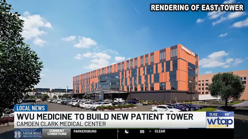 Camden Clark Medical Center will build a new patient tower as part of a \$135 million...