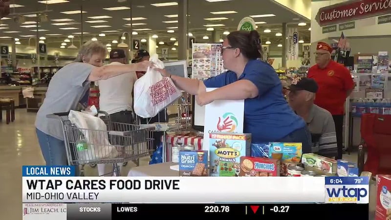 Volunteers and community partners came together Friday for the WTAP Cares for Kids Food Drive.