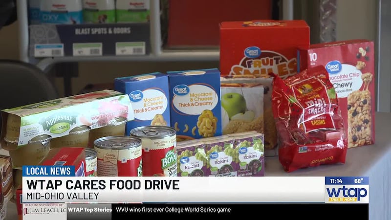 Volunteers and community partners came together Friday for the WTAP Cares for Kids Food Drive.